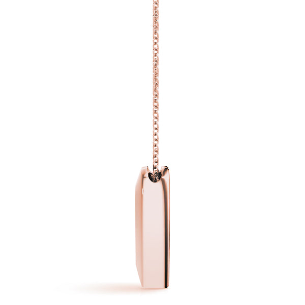 Round Diamond Solitaire Pendant · 0.10 ct tw