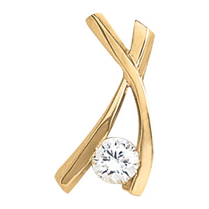 Round Diamond Solitaire Pendant · 1.00 ct tw