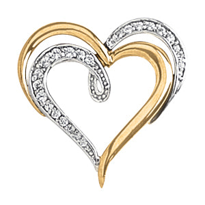 Heart Diamond Pendant · 0.19 ct tw