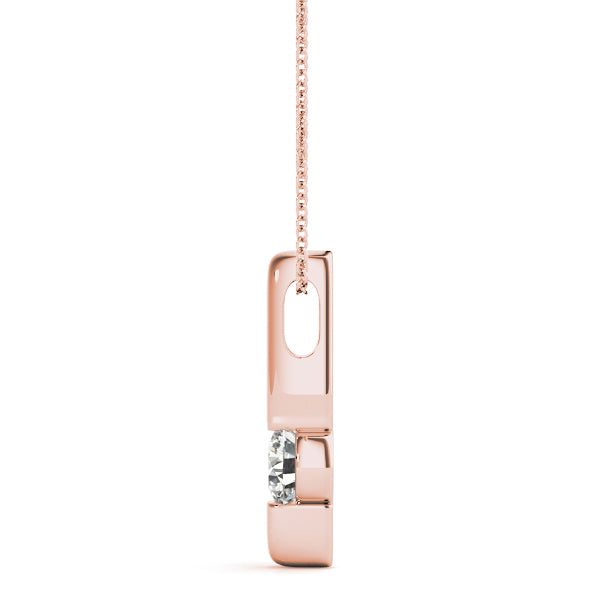 Round Diamond Solitaire Pendant · 0.25 ct tw