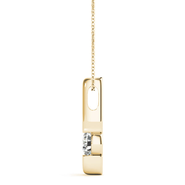 Round Diamond Solitaire Pendant · 0.33 ct tw