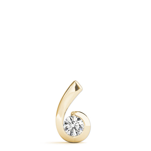 Round Diamond Solitaire Pendant · 0.20 ct tw