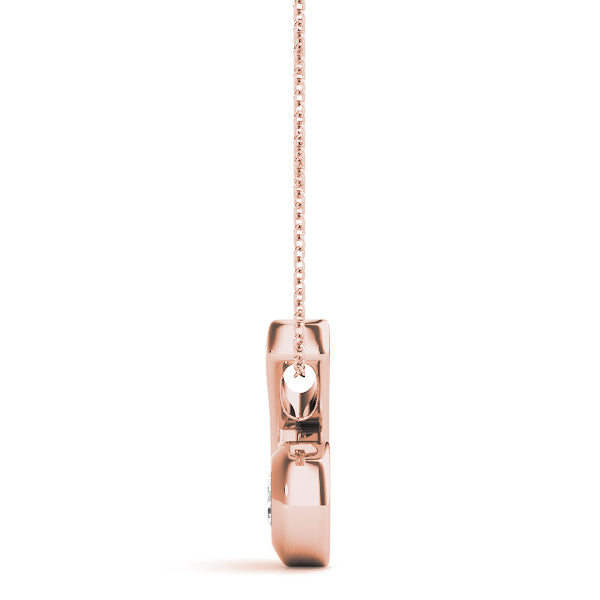 Round Diamond Solitaire Pendant · 0.50 ct tw