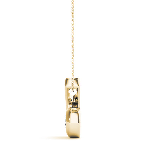 Round Diamond Solitaire Pendant · 0.20 ct tw