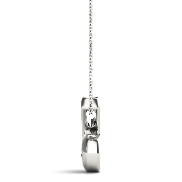 Round Diamond Solitaire Pendant · 0.50 ct tw