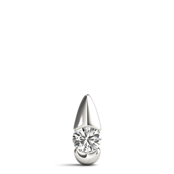 Round Diamond Solitaire Pendant · 0.50 ct tw