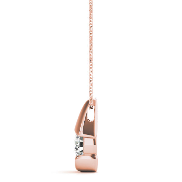 Round Diamond Solitaire Pendant · 0.25 ct tw