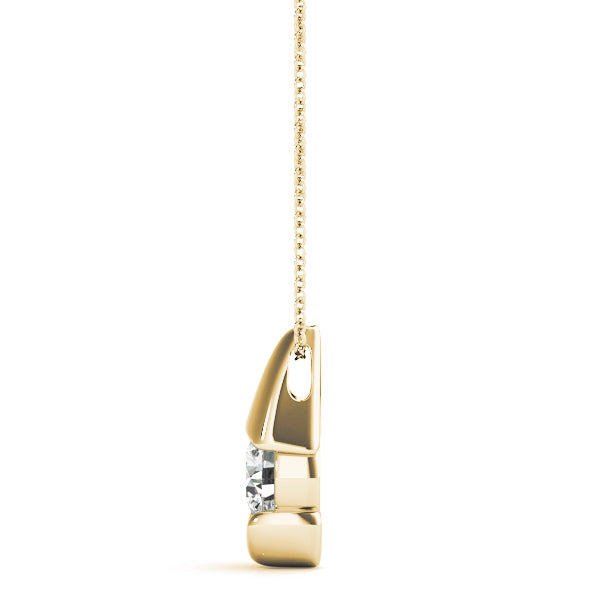 Round Diamond Solitaire Pendant · 0.25 ct tw