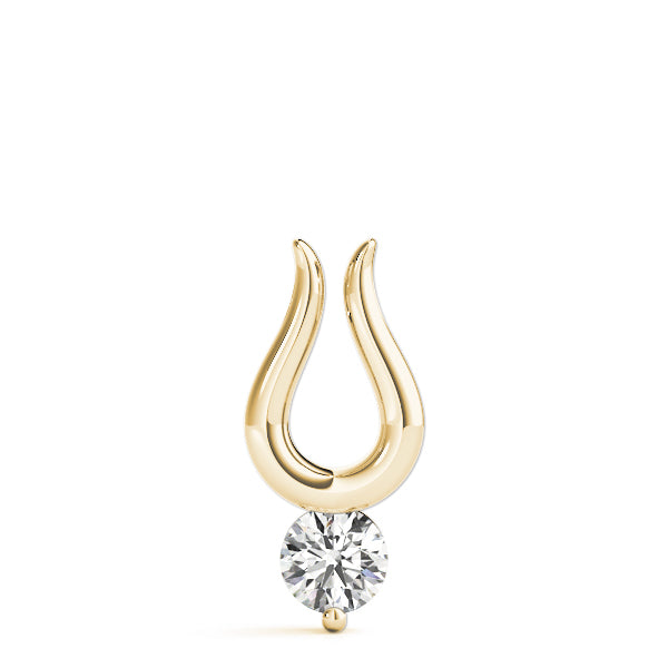 Round Diamond Solitaire Pendant · 0.50 ct tw