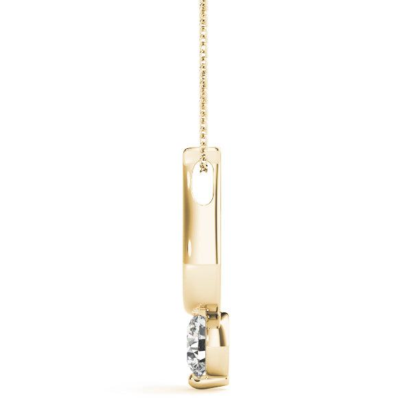 Round Diamond Solitaire Pendant · 0.25 ct tw