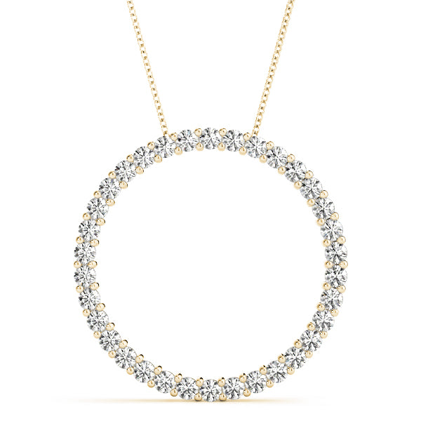 Circle Diamond Pendant · 1.98 ct tw