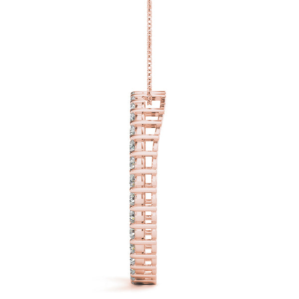 Circle Diamond Pendant · 1.02 ct tw