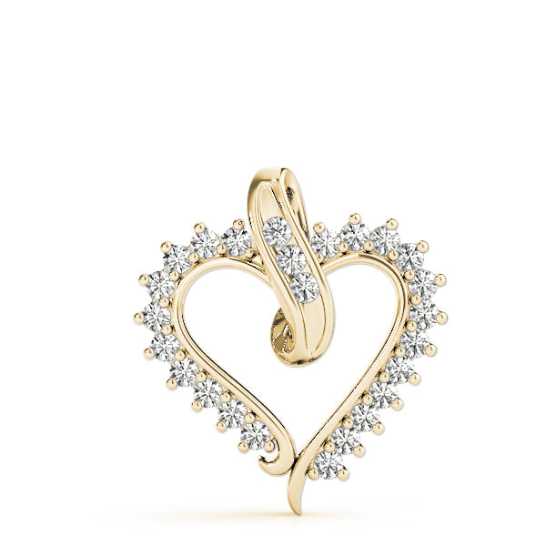 Heart Diamond Pendant · 0.50 ct tw