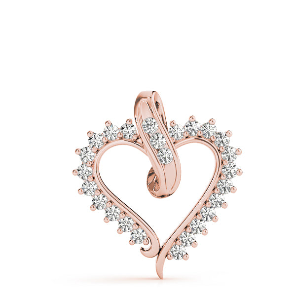 Heart Diamond Pendant · 0.50 ct tw