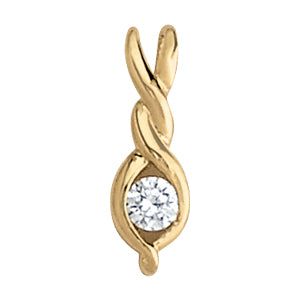 Diamond Solitaire Pendant · 0.25 ct tw