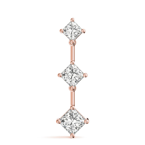 Three-Stone Diamond Pendant · 1.07 ct tw