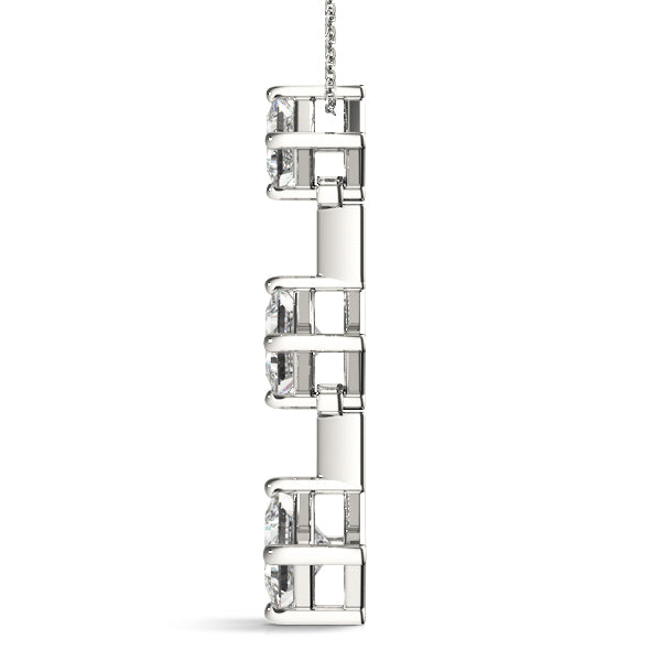 Three-Stone Diamond Pendant · 1.07 ct tw