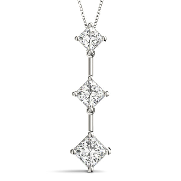 Three-Stone Diamond Pendant · 2.36 ct tw