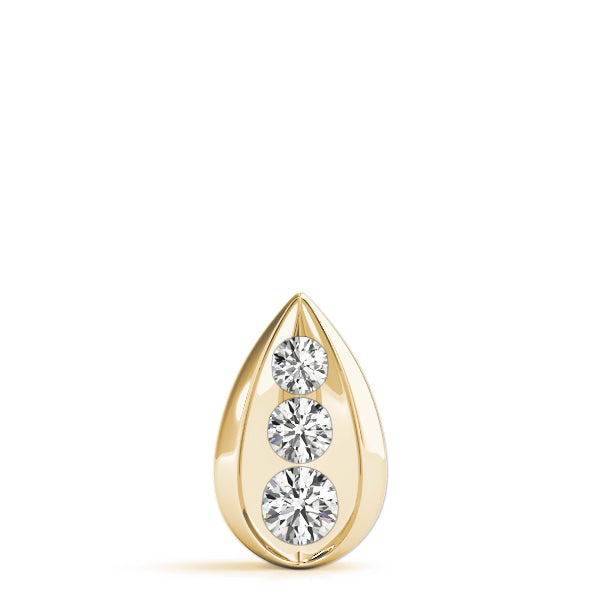 Three-Stone Diamond Pendant · 0.50 ct tw