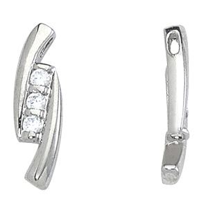 Three-Stone Diamond Pendant · 0.24 ct tw