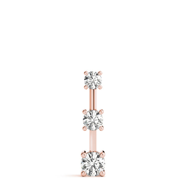 Three-Stone Diamond Pendant · 0.25 ct tw