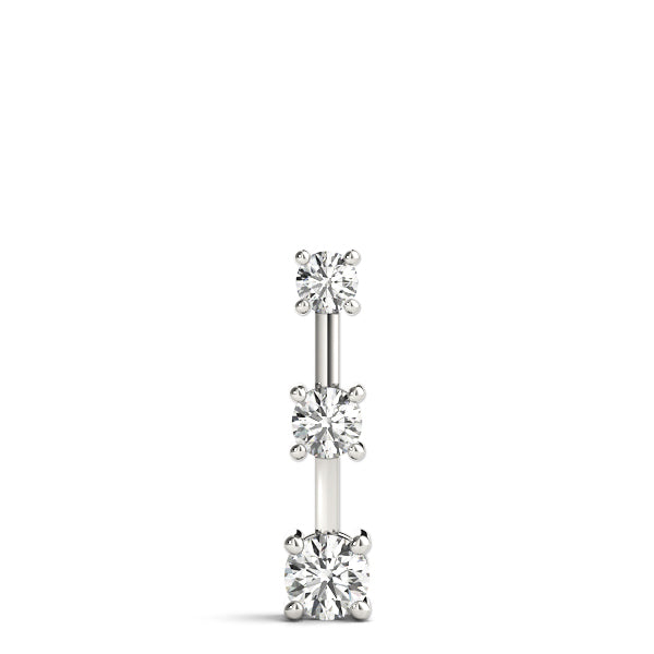 Three-Stone Diamond Pendant · 0.25 ct tw