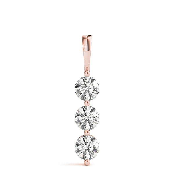 Three-Stone Diamond Pendant · 1.50 ct tw