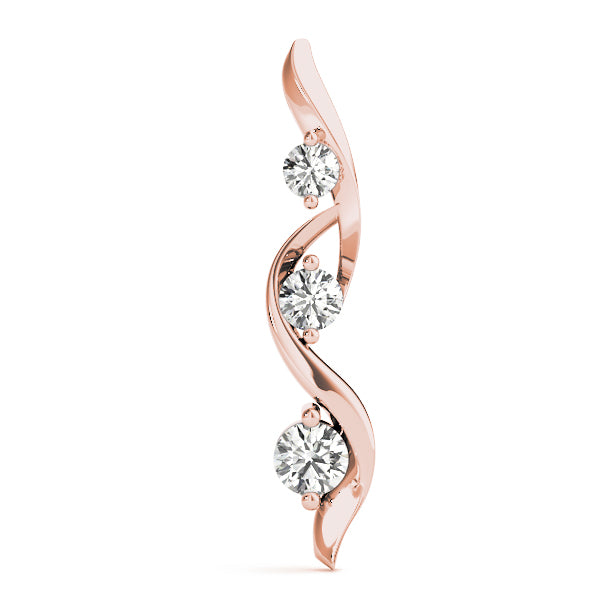 Three-Stone Diamond Pendant · 0.25 ct tw