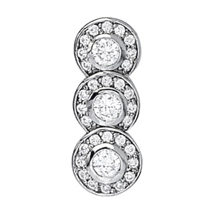 Three-Stone Diamond Pendant · 0.73 ct tw