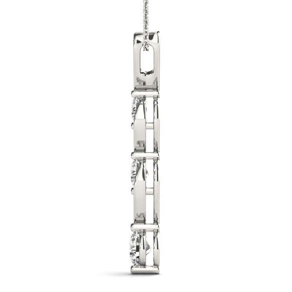 Three-Stone Diamond Pendant · 0.50 ct tw