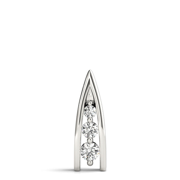 Three-Stone Diamond Pendant · 0.45 ct tw