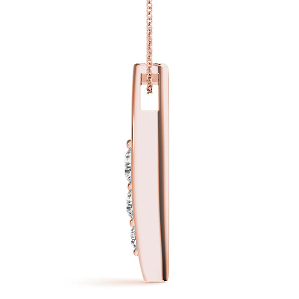 Three-Stone Diamond Pendant · 0.49 ct tw
