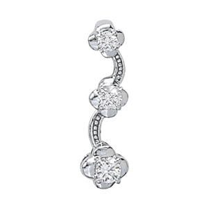 Three-Stone Diamond Pendant · 0.35 ct tw