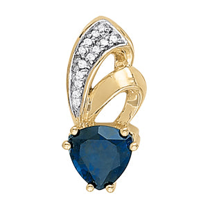 Trillion Neck Centers & Slides Diamond Pendant · 0.13 ct tw