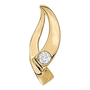 Diamond Solitaire Pendant · 0.17 ct tw