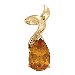 Pear Gemstone Pendant