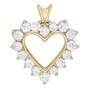 Heart Diamond Pendant · 1.79 ct tw
