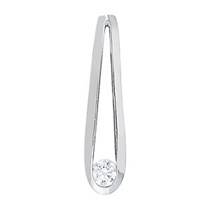 Round Diamond Solitaire Pendant · 0.35 ct tw