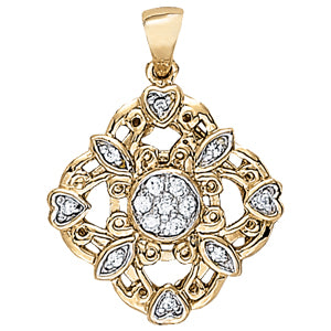 Fashion Diamond Pendant · 0.18 ct tw