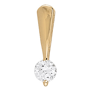 Round Diamond Solitaire Pendant · 0.47 ct tw