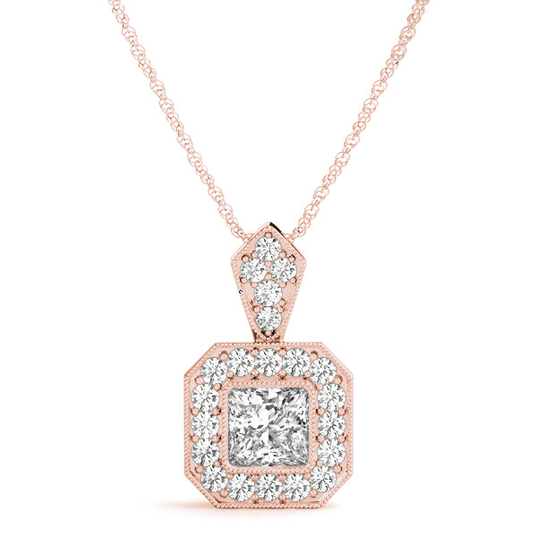 Square Cushion Gemstone Pendant · 0.32 ct tw