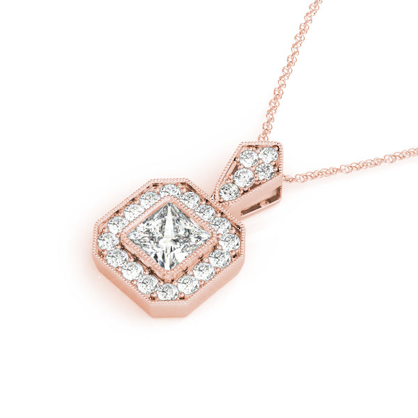 Square Cushion Gemstone Pendant · 0.32 ct tw