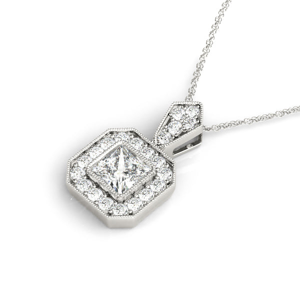 Square Cushion Gemstone Pendant · 0.32 ct tw