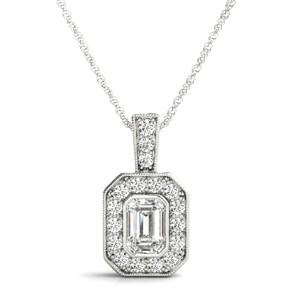 Emerald Gemstone Pendant · 0.85 ct tw