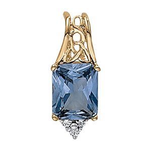 Emerald Gemstone Pendant · 0.06 ct tw