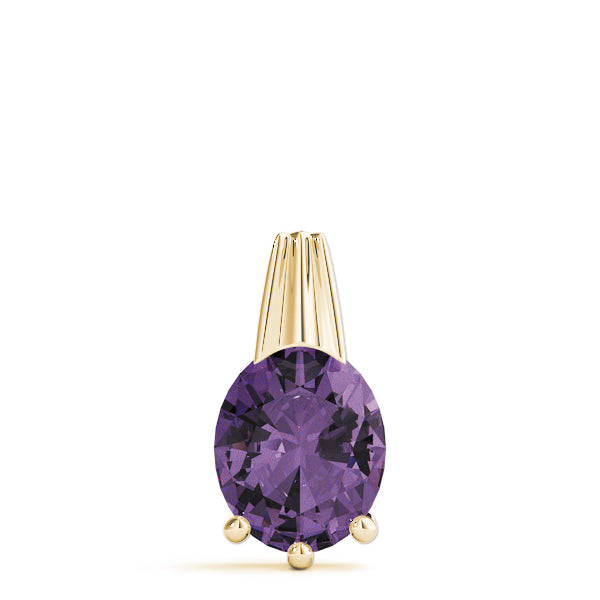 Oval Gemstone Pendant