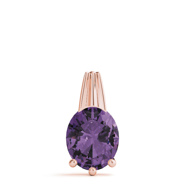 Oval Gemstone Pendant