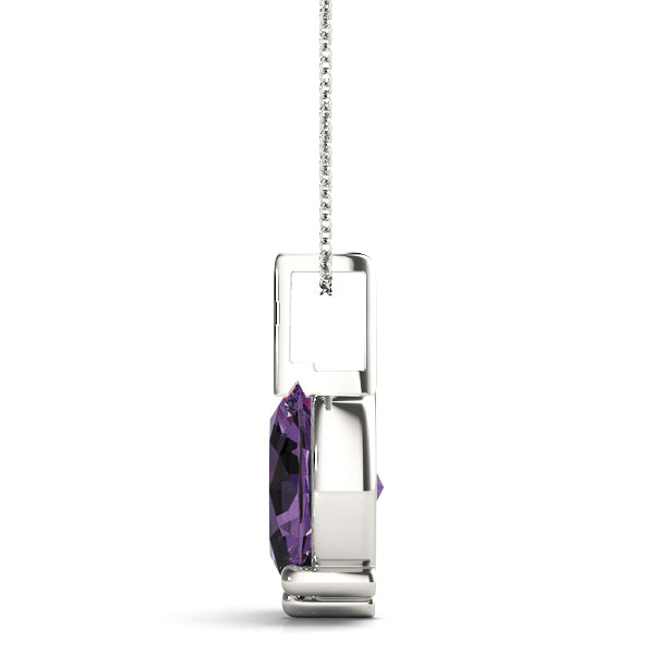 Oval Gemstone Pendant