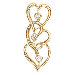 Heart Diamond Pendant · 0.04 ct tw