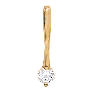 Round Diamond Solitaire Pendant · 0.50 ct tw